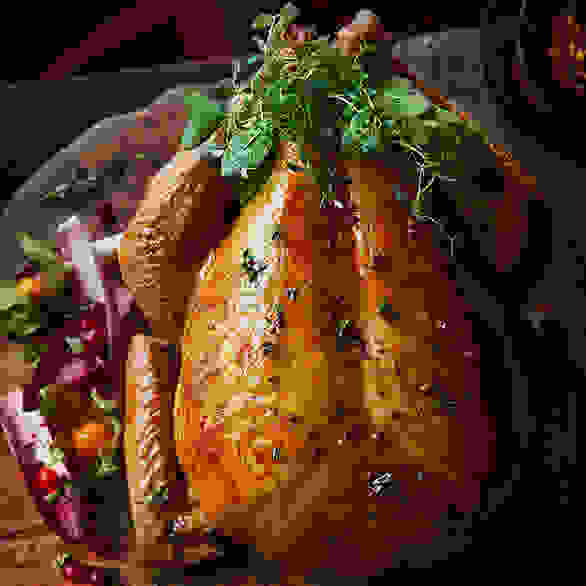 Medium Free Range Bronze Whole Turkey with Giblets