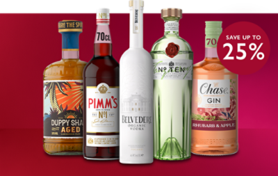 Save up to 25% | Spirits