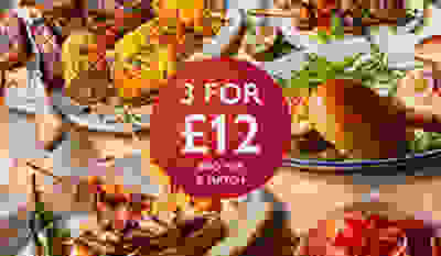 3 FOR £12 BBQ MIX & MATCH