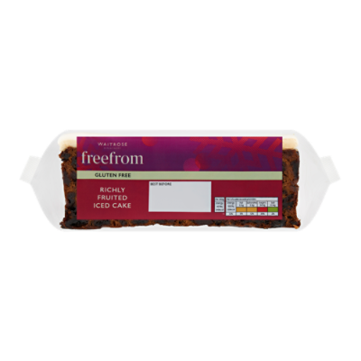 Free From Iced Fruit Cake Slices