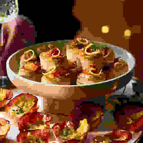 No.1 8 Lobster & Prawn Vol Au Vents