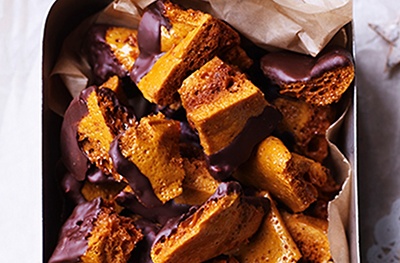 How to make chocolate-dipped honeycomb