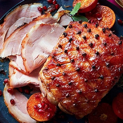 Image of Smoked paprika and maple glazed ham