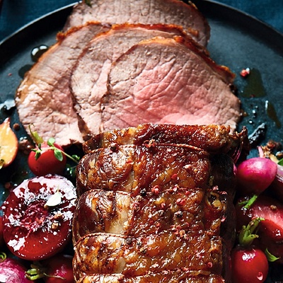 Slow Cooked British Beef Shin with Merlot & Shallot Sauce