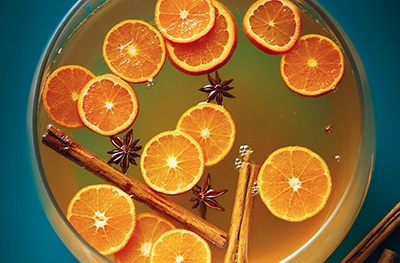 Spiced chai & orange punch