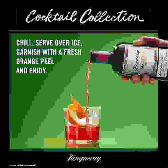 Tanqueray London Dry Gin Negroni Cocktail