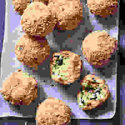 Vegetable, pine nut & cheese arancini