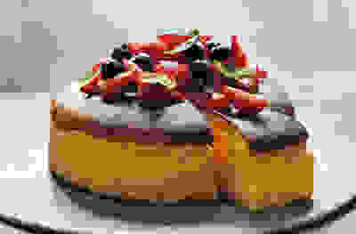 Image of Japanese jiggly cheesecake