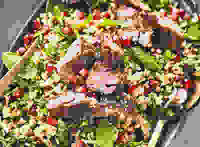 Emma Spitzer Rosh Hashanah Recipes - Roast Lamb Wheatberry Salad