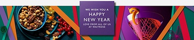 We wish you a happy new year - love from all of us at waitrose