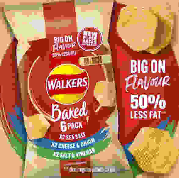 Walkers Baked Variety Multipack Snacks Crisps