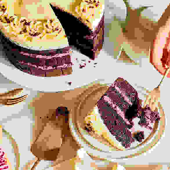 Waitrose Chocolate & Cherry Cake