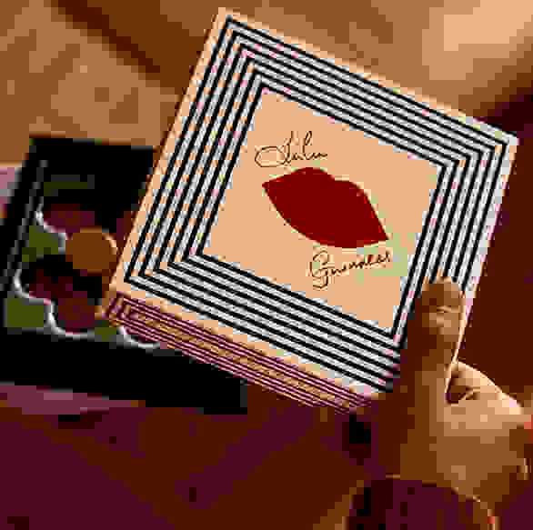 Waitrose & Lulu Guinness No.1 Chocolate Collection "Lips"