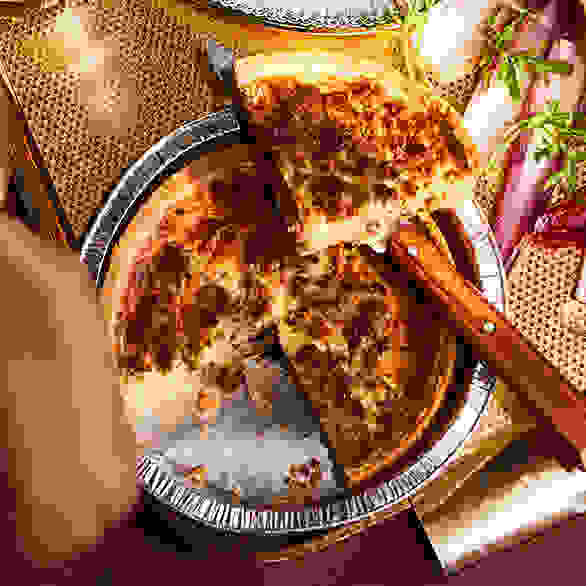 Waitrose Pigs in Blankets Quiche