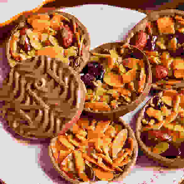 No.1 Cranberry & Orange Florentines