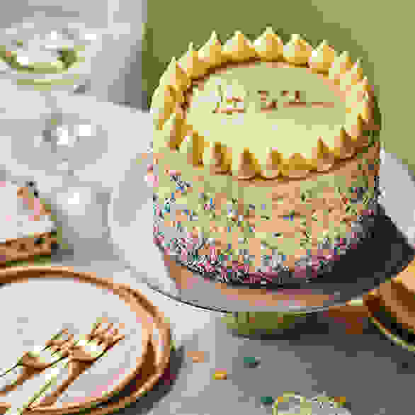 Pink Gender Reveal Cake