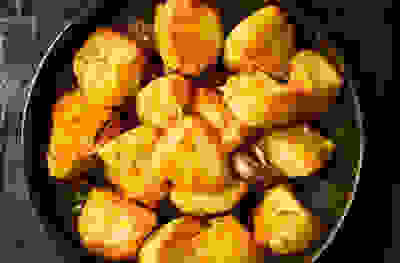 Air fryer goose fat roast potatoes