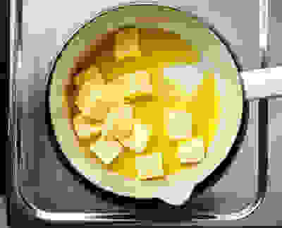 Butter melting
