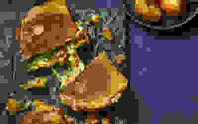 Chilli cheese potato toastie