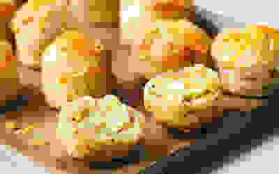 Triple cheese scones