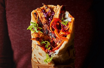 Chicken shawarma wraps