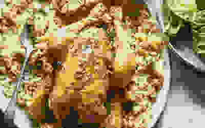 chicken with orzo
