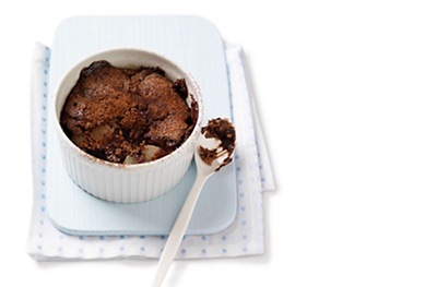 Chocolate and Pear Puds