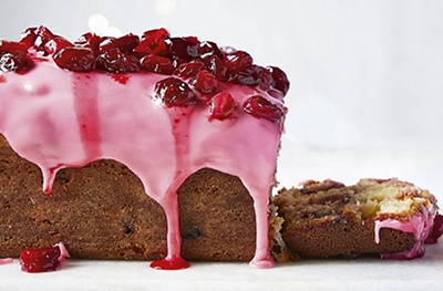 Cranberry & yogurt loaf cake