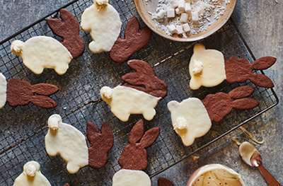 Easter bunny biscuits