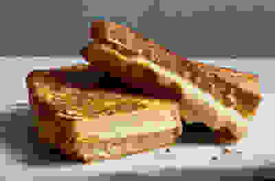Eggy bread cheese toastie 