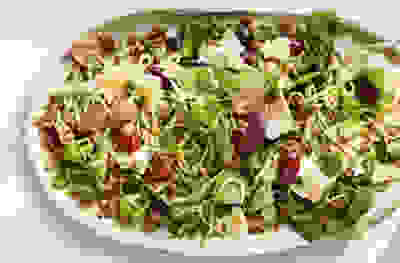 Feta, grape & lentil salad