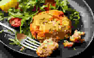 Air fryer salmon fishcakes