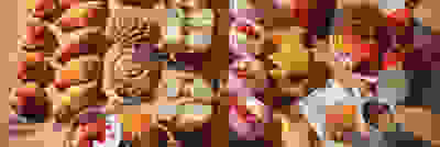 Festive brunch grazing board