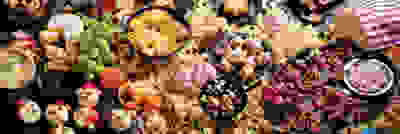 Movie night grazing board