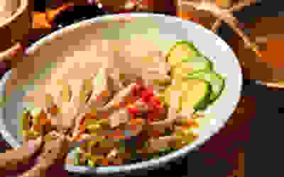 Hainanese chicken rice