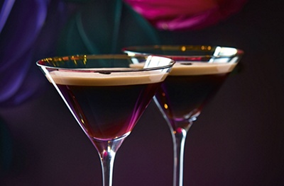Hazelnut rum espresso martini
