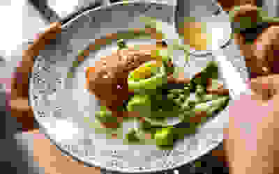 Chicken & fennel traybake