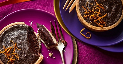 Waitrose Free From Chocolate & Orange Brownie Tart