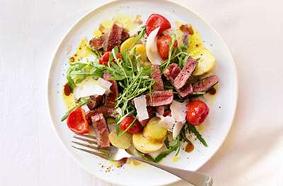 Italian-style steak & sweet pepper salad