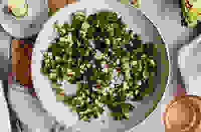 Kale salsa verde