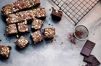 Lindt Excellence & tahini brownies - new recipes