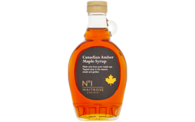 Canadian Amber rich maple syrup