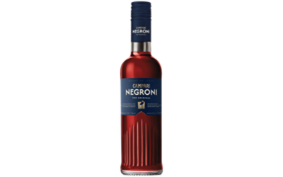 Campari pre-mixed negroni