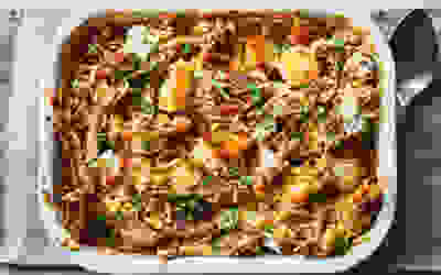 Odds-and-ends baked orzo with Ricotta