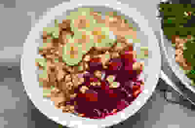 PB&J porridge