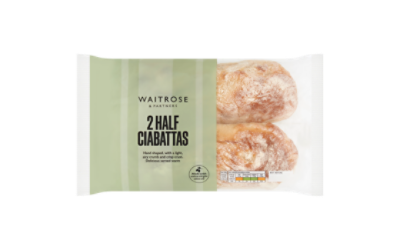 Waitrose half ciabattas