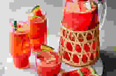 Rosé & watermelon sangria