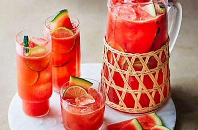 Rosé & watermelon sangria