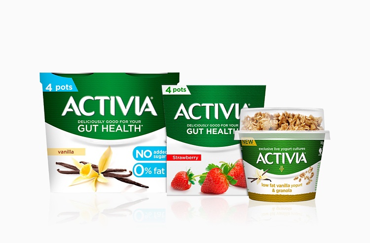 Activia yogurts