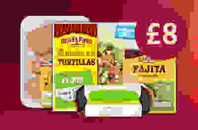 £8 MEXICAN MEAL DEAL – CHOOSE 1 WRAP OR TACO + 1 PROTEIN + 1 VEG OR SALSA    